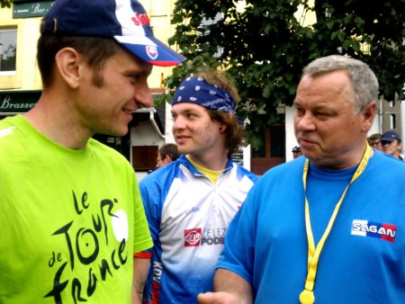 Peter Sagan`s father, Jozef and Lukas